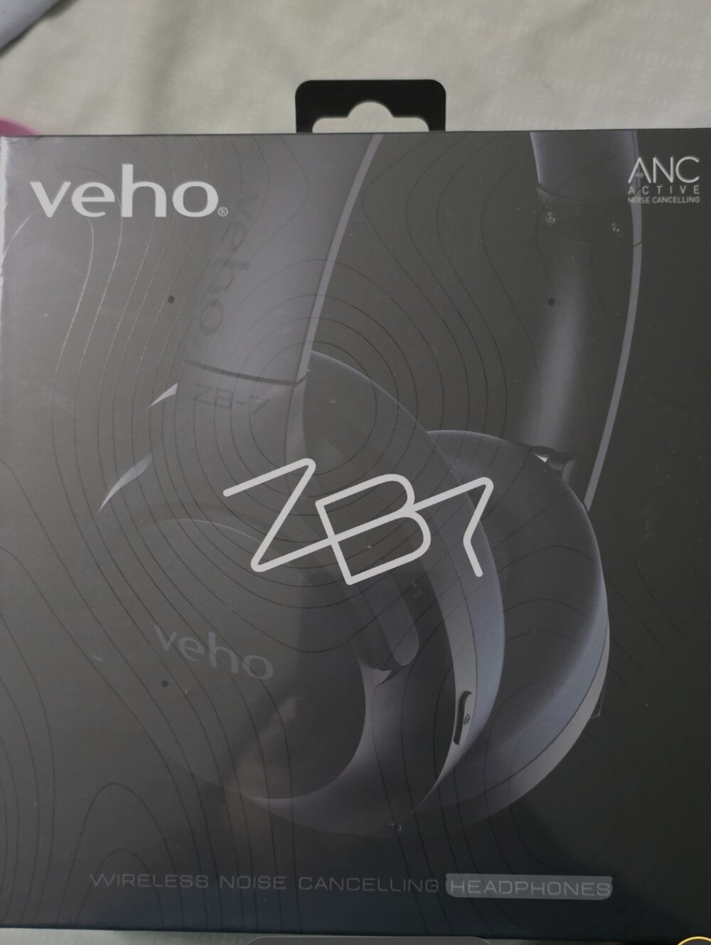 Veho ZB7 Wireless Noise Cancelling Headphones - Black